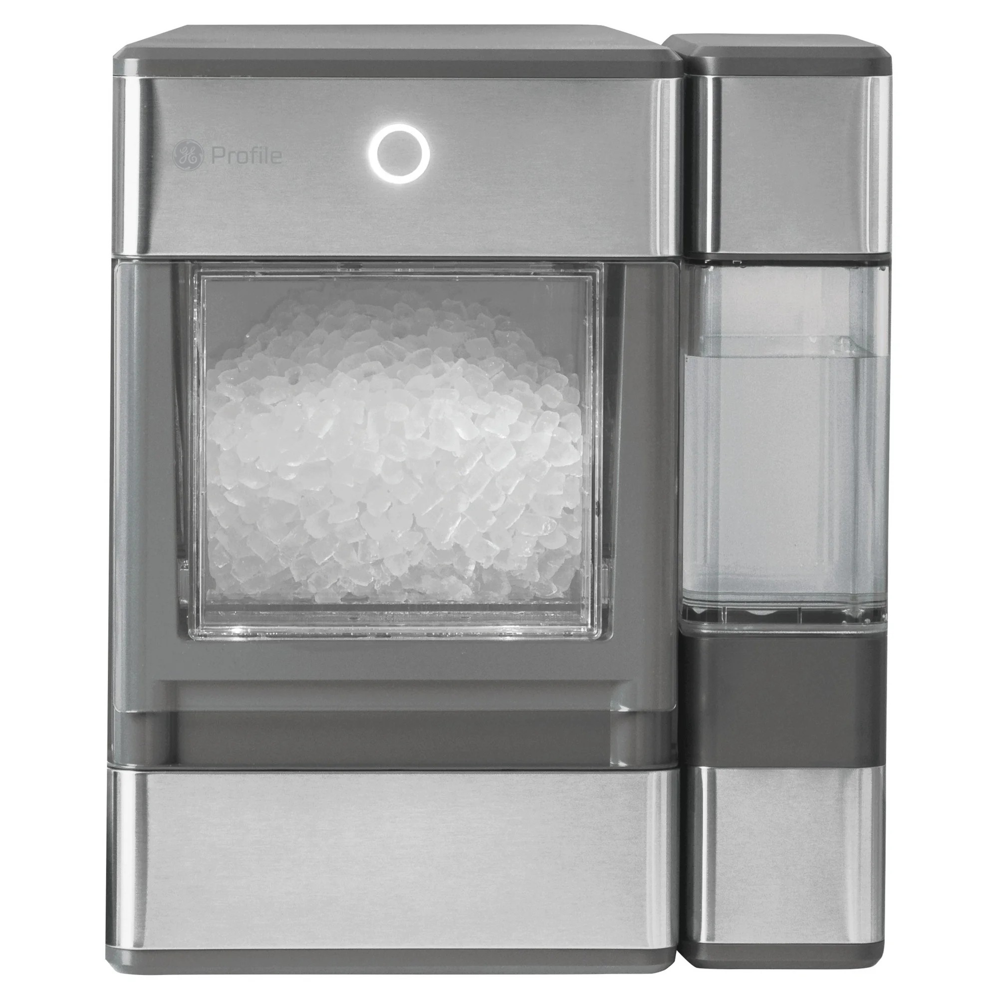 GE Profile™ Opal™ Nugget Ice Maker + Side Tank, Countertop Icemaker, Stainless Steel, 33lbs Daily Ice Production